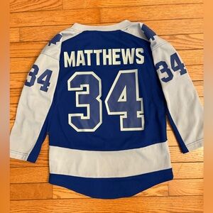 Special Edition Auston Matthews Toronto Maple Leafs Jersey youth size S/M